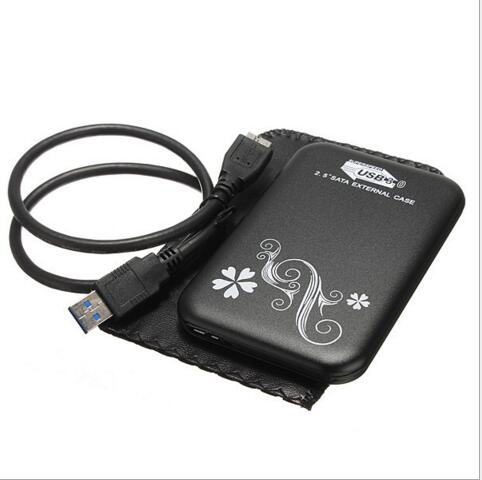 USB2.0 serial ultrathin aluminum smooth process 2.5 inch SATA HDD Enclosure support 1T 